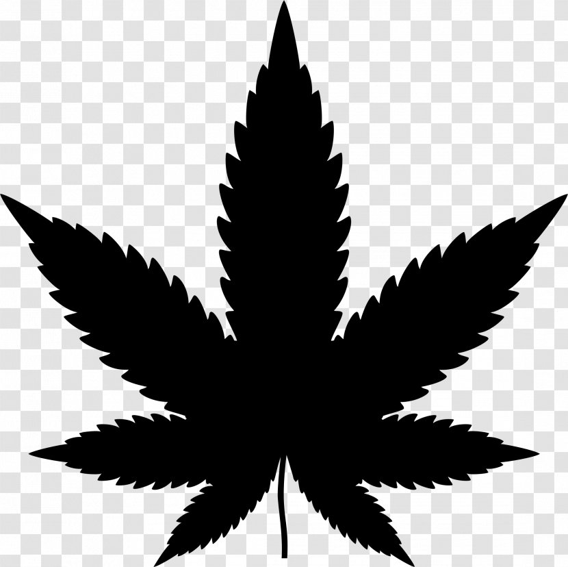 Cannabis Joint Silhouette Drug - Drawing - Weed Transparent PNG