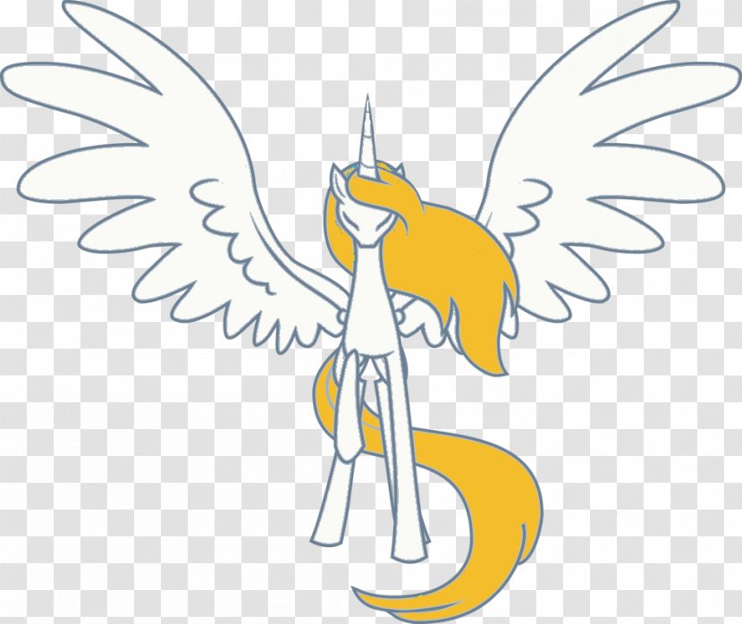 Pony Twilight Sparkle Winged Unicorn Line Art Coloring Book - Goddess Pose Transparent PNG