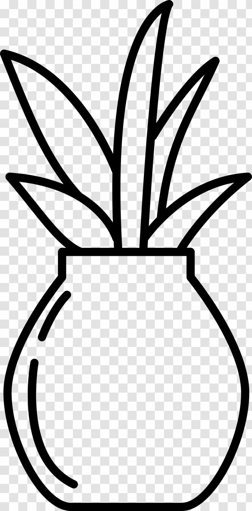 Vase Drawing Coloring Book Plants Flower - Plant - Potted Cactus Transparent PNG