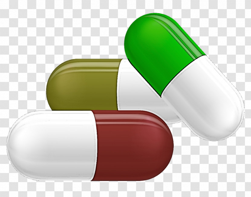 Pill Pharmaceutical Drug Green Capsule Medicine Transparent PNG