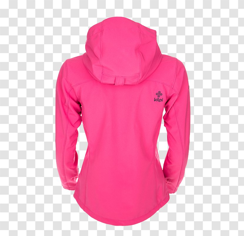 Jacket Pink Hoodie Clothing Softshell - Zipper Transparent PNG