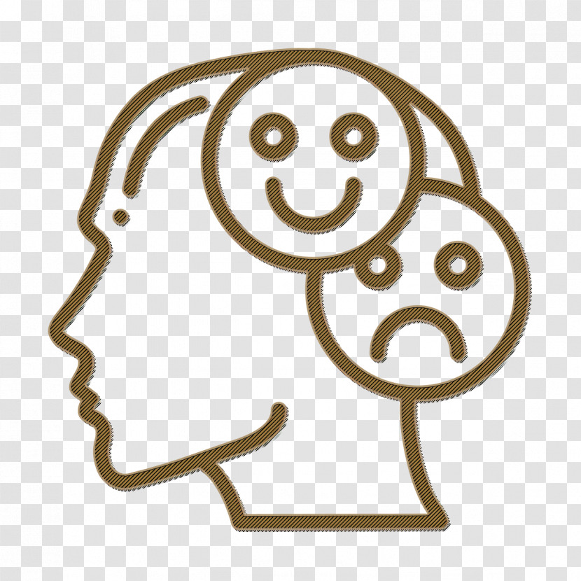 Brain Icon Bipolar Icon Human Mind Icon Transparent PNG