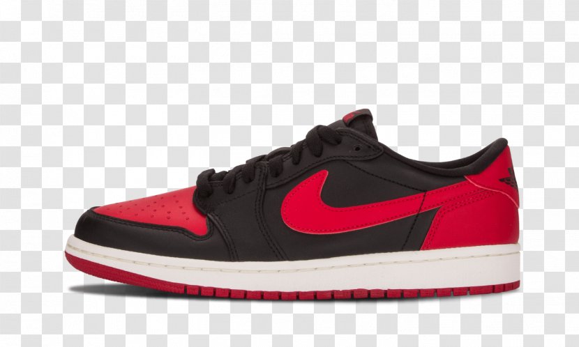 Sports Shoes Air Jordan 1 Retro Low OG 'Bred' Mens Sneakers High Flyknit Men's - Sportswear - Nike Transparent PNG