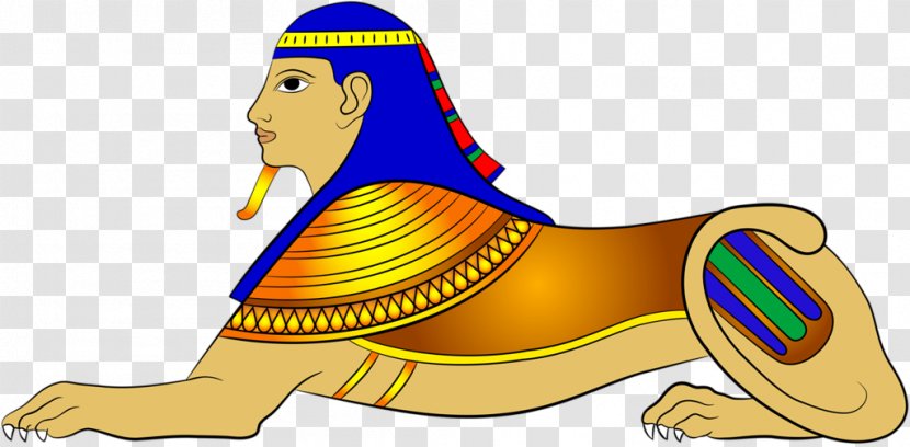 Great Sphinx Of Giza Ancient Egypt Legendary Creature Greek Mythology - Tree - Hand-painted Egyptian Transparent PNG