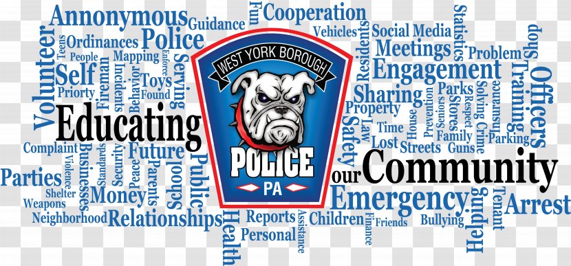 West York Borough Police Department South Central Pennsylvania - Poster Transparent PNG