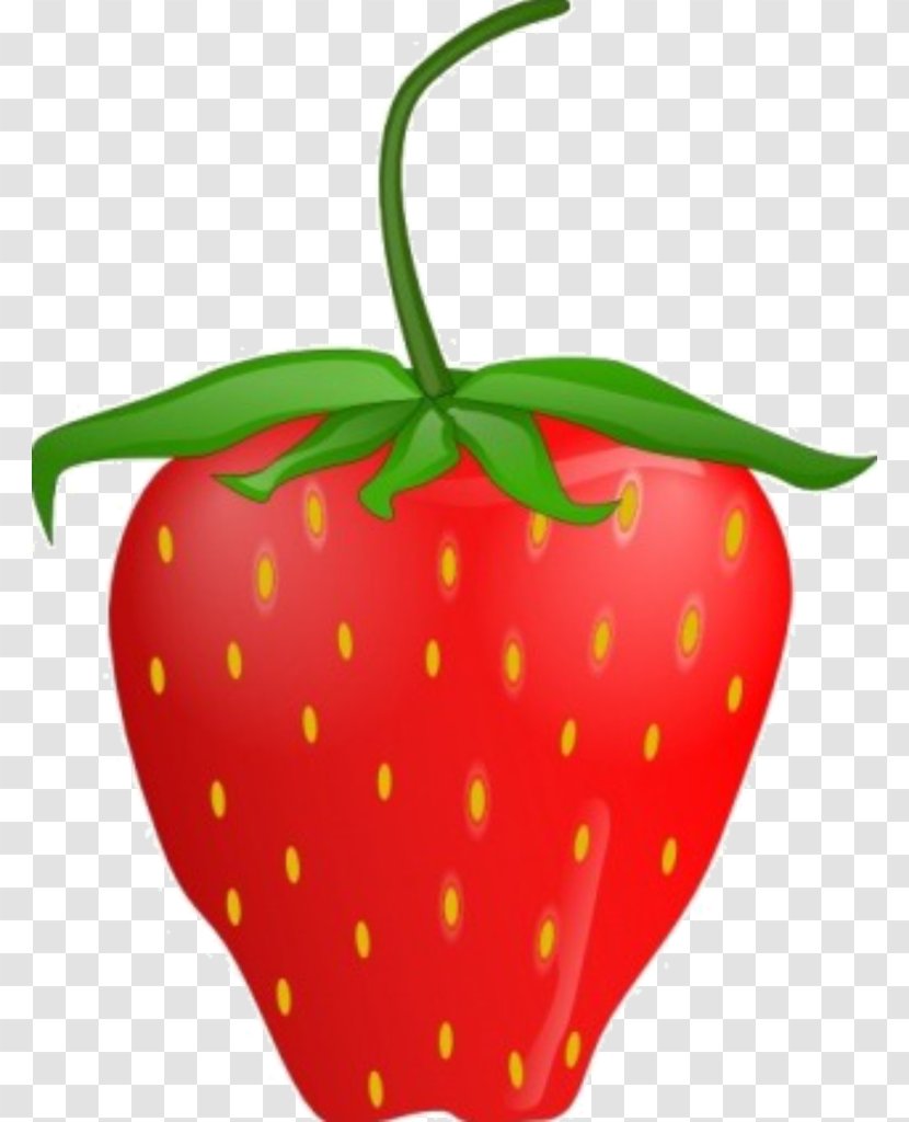 Shortcake Strawberry Ice Cream Cones Clip Art - Strawberries Transparent PNG