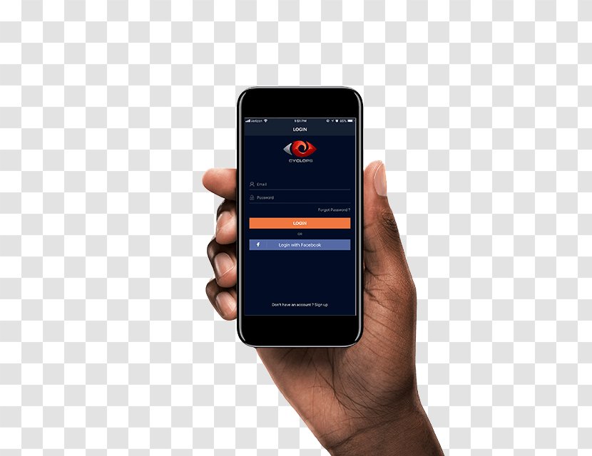 Mobile App Application Software Smartphone Responsive Web Design IPhone - Template System - Cyclops Handheld Spotlights Transparent PNG
