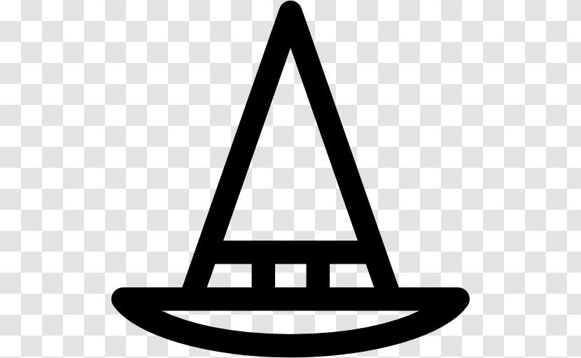 Black And White Headgear Cone - Symbol - Warlock Transparent PNG