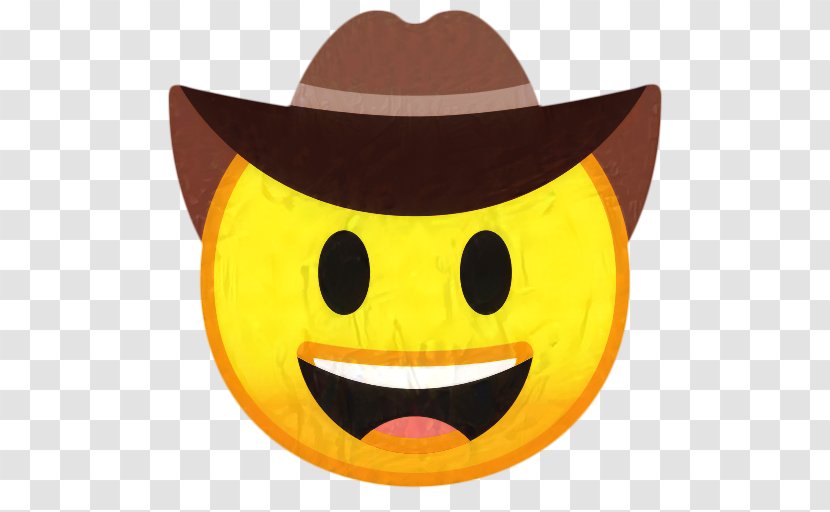 Laugh Emoji - Cowboy Hat - Costume Transparent PNG