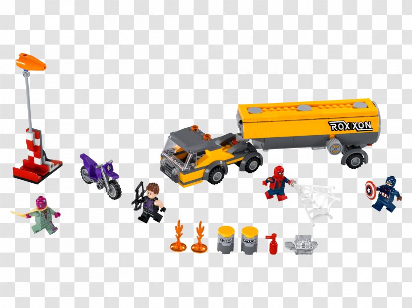 Lego Marvel Super Heroes LEGO 76067 Tanker Truck Takedown Clint Barton Tank Transparent PNG