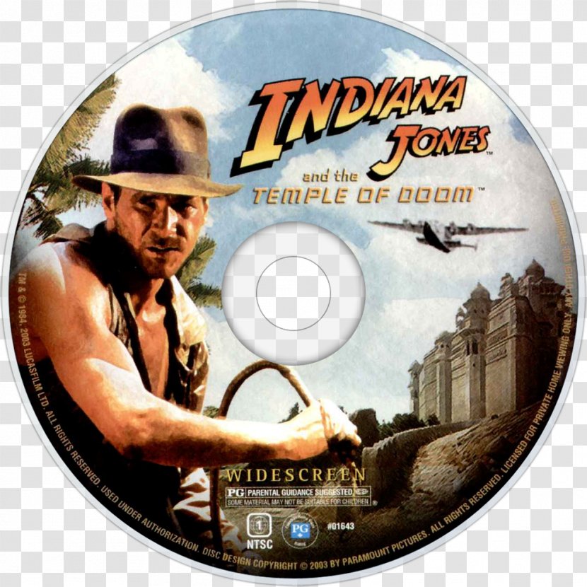 Harrison Ford Indiana Jones And The Temple Of Doom Adventure Film - Dvd Transparent PNG