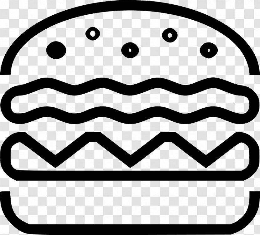 Hamburger Cheeseburger Hot Dog Chicken Sandwich Fast Food - Monochrome Photography Transparent PNG