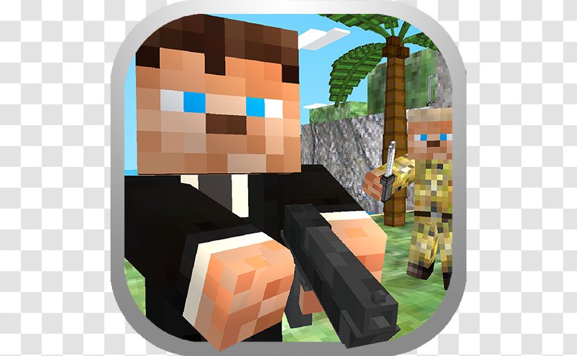 Block Gun 3D: Ghost Ops Pixel Survival Shooter & Battle Royale Android Link Free - Game Transparent PNG