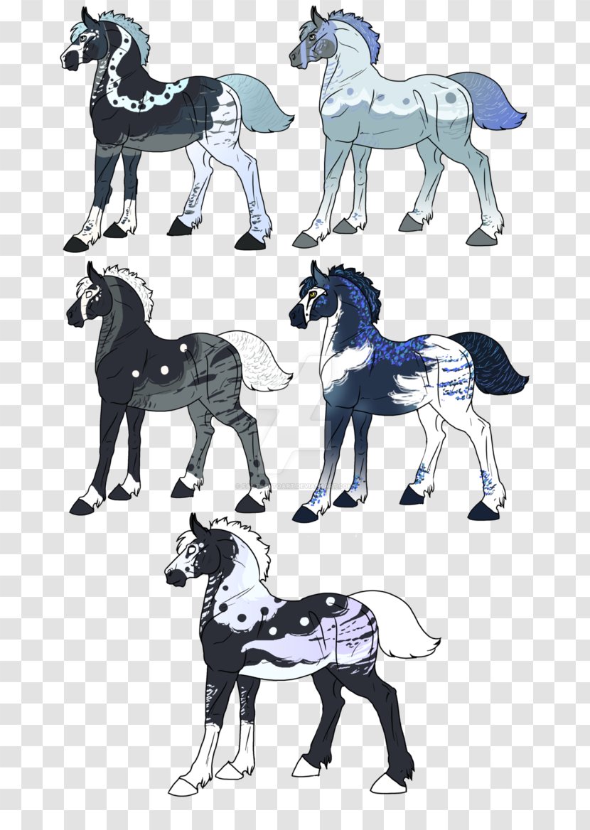 Dog Mustang Donkey Sketch - Horse Like Mammal - Fantasy Transparent PNG