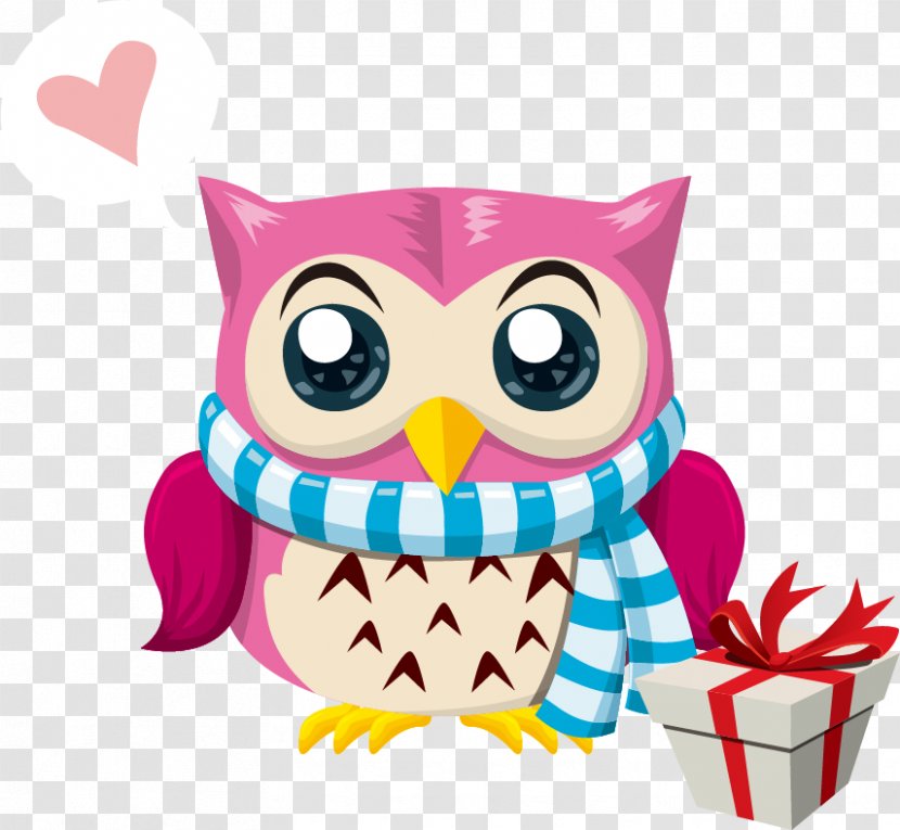Owl Cartoon Christmas Games Puzzle For Kid Drawing - Gift Vector Material Owls Transparent PNG