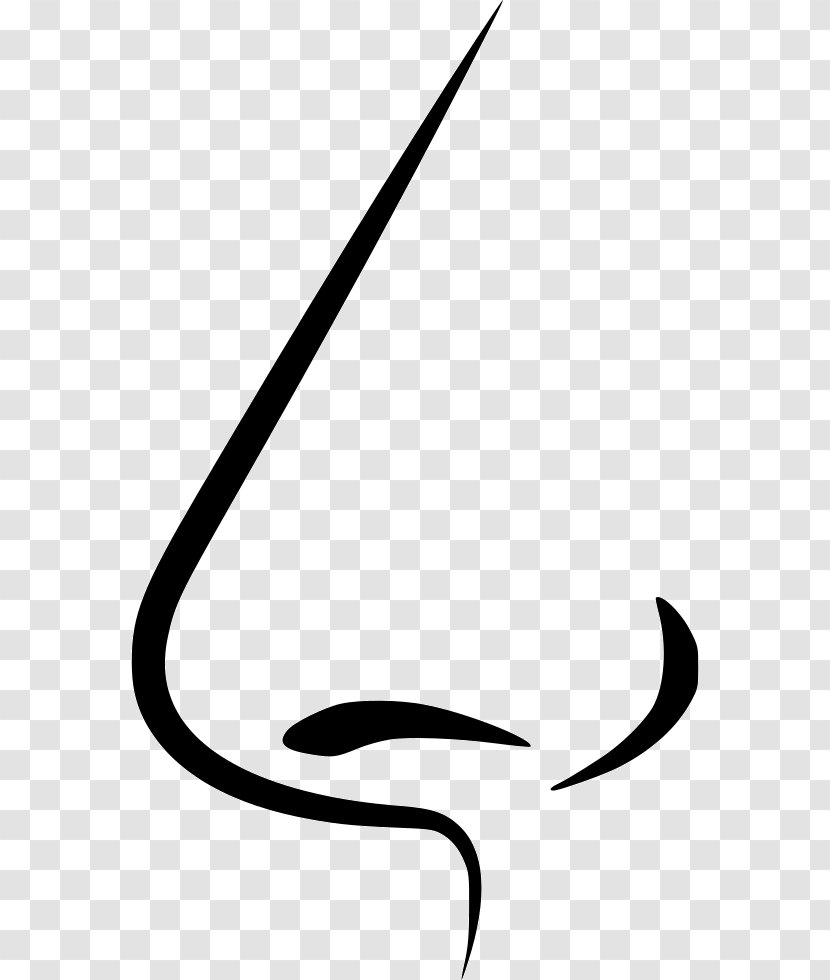 Clip Art Image - Symbol - Nose Icon Transparent PNG