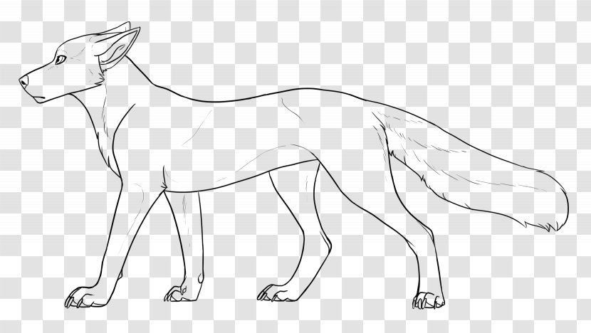 Line Art Dog Drawing Werewolf DeviantArt Transparent PNG
