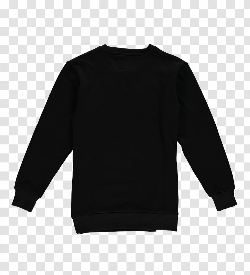 Long-sleeved T-shirt Hoodie - Black Transparent PNG