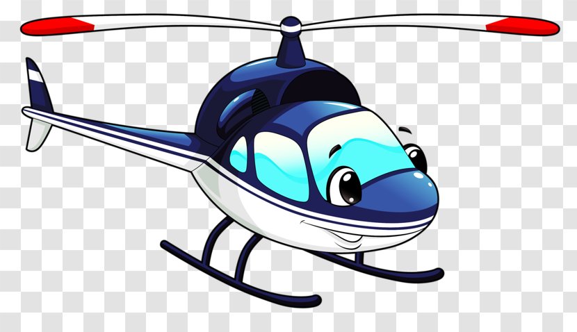 Helicopter Airplane Cartoon Transparent PNG