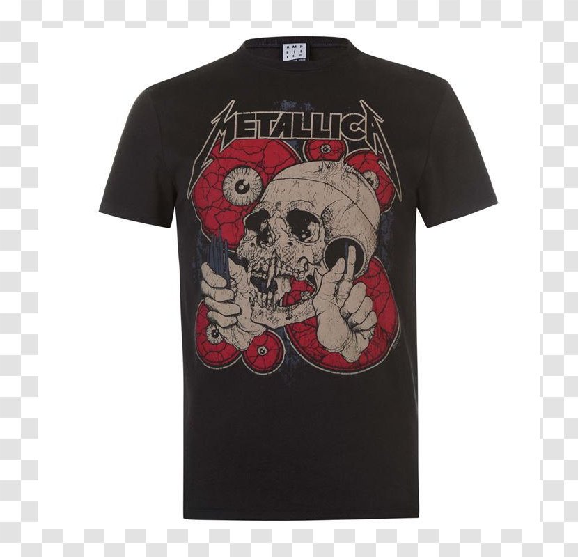 Printed T-shirt Metallica Heavy Metal - Clothing Transparent PNG