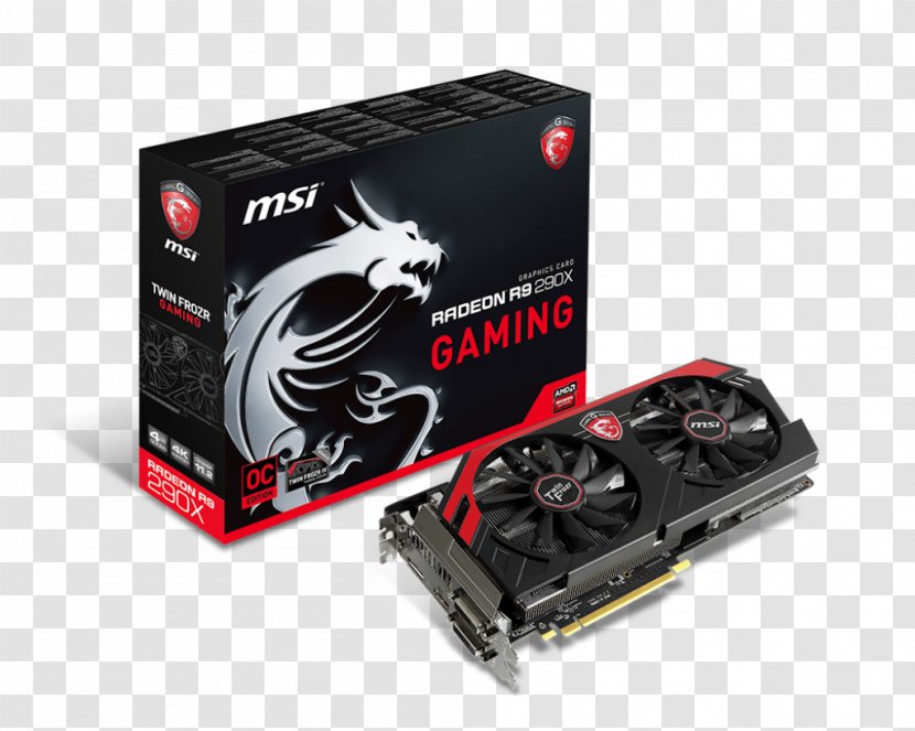 Graphics Cards & Video Adapters AMD Radeon Rx 200 Series GDDR5 SDRAM Micro-Star International - Card - Fiver Transparent PNG