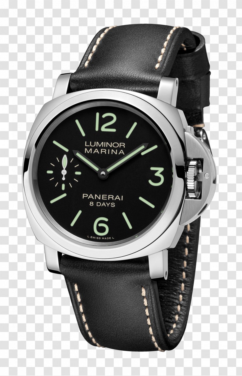 Panerai Men's Luminor Marina 1950 3 Days Watch Radiomir Base 8 Acciaio Transparent PNG