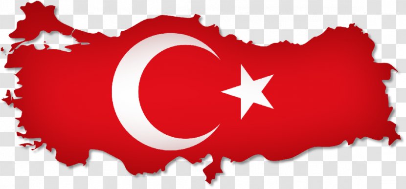 Flag Of Turkey Cyprus National - Silhouette Transparent PNG