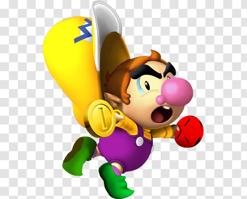 Mario Luigi Yoshi's Island DS Wii Wario - Fictional Character Transparent PNG