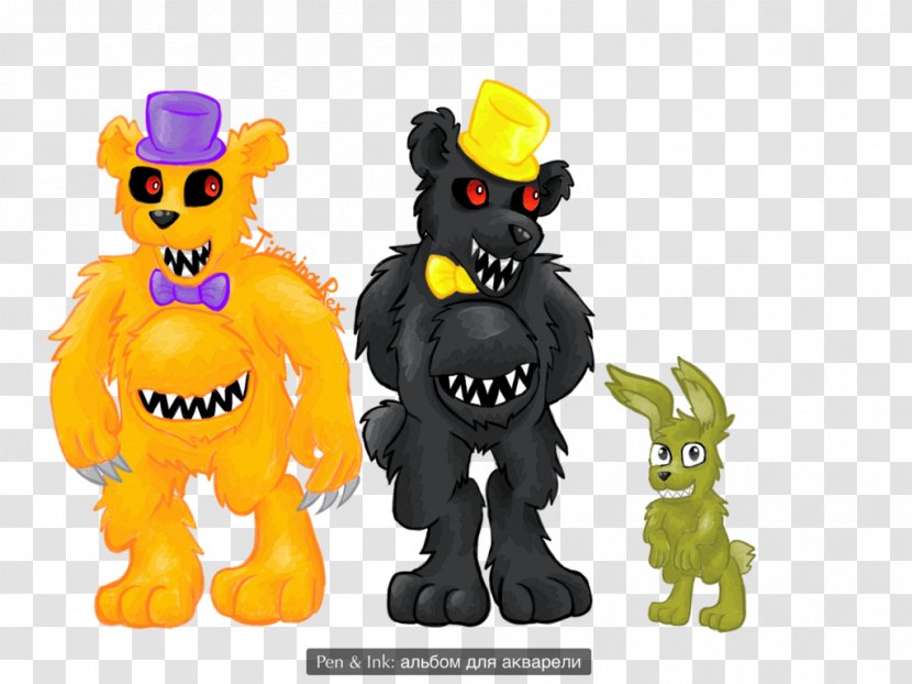 Five Nights At Freddy's 4 DeviantArt Stuffed Animals & Cuddly Toys Nightmare - Digital Art - Fnaf Transparent PNG