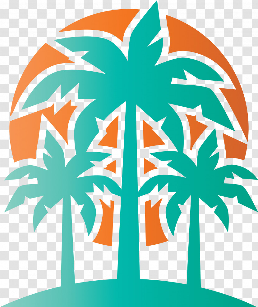 Palm Tree Beach Tropical Transparent PNG