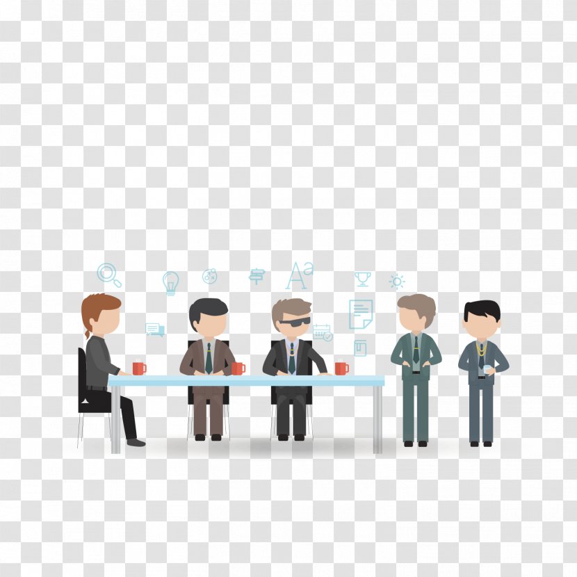 Management Organization Business Project Implementation - Human Resource System - Vector Presentation Transparent PNG