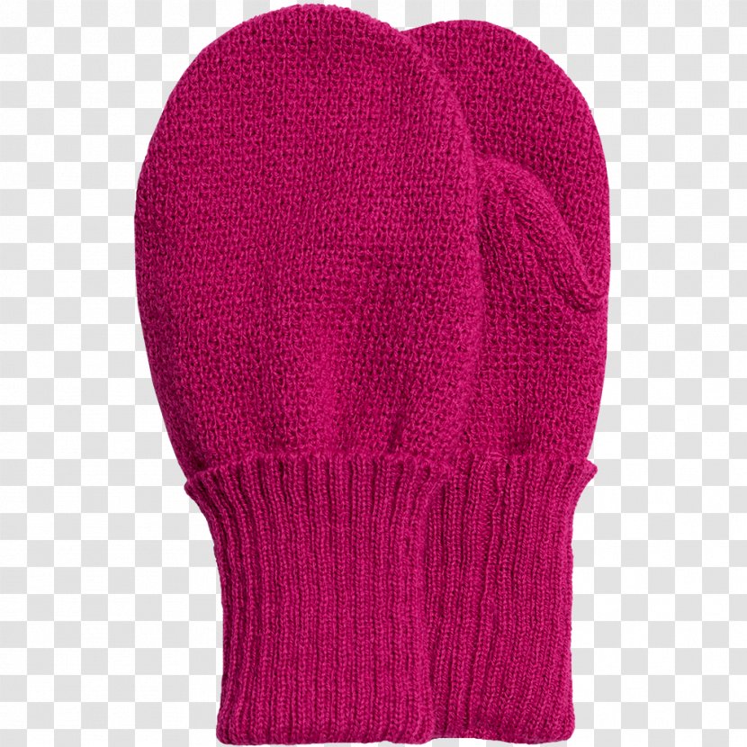Knit Cap Woolen Pink M Glove Transparent PNG