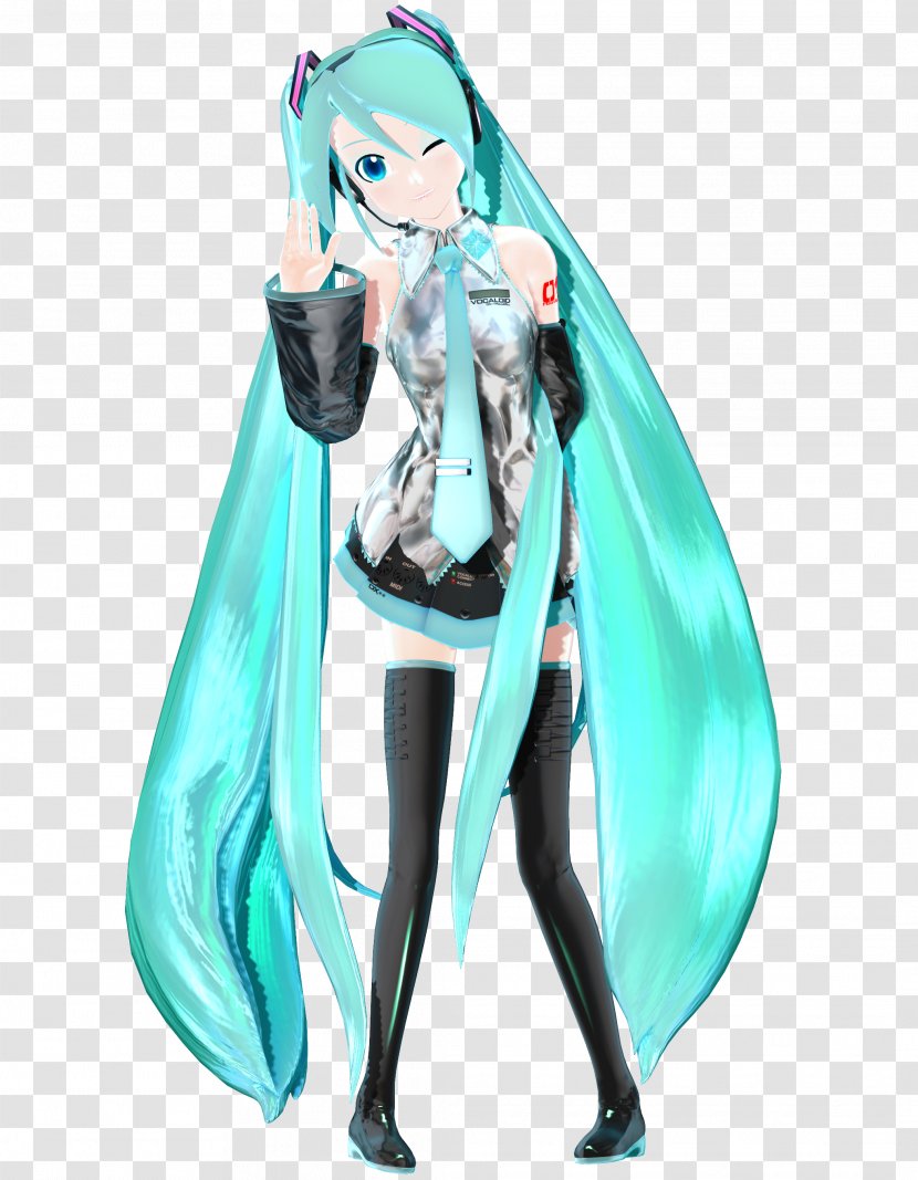 Figurine Action & Toy Figures Teal Turquoise - Flower - Hatsune Miku Transparent PNG