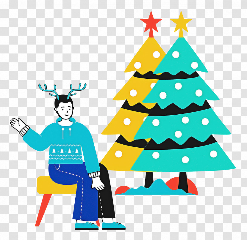 Xmas Solo Christmas Tree Gifts Transparent PNG