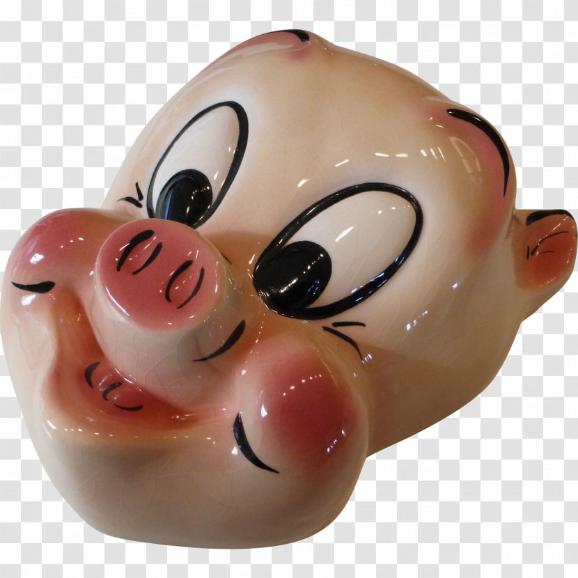 Face Porky Pig Snout Nose Cheek Transparent PNG