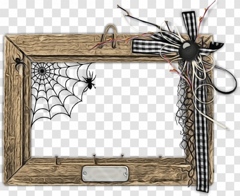 Halloween Wood Background - Picture Frames - Metal Furniture Transparent PNG