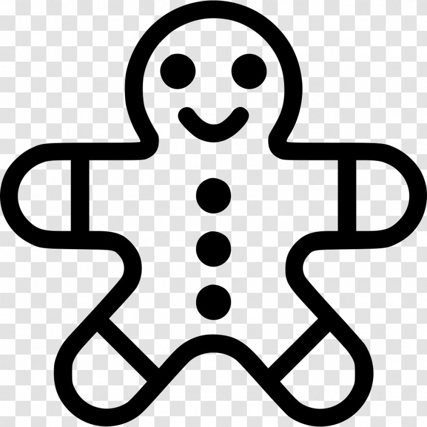 Black And White Cookie Gingerbread Man Frosting & Icing Biscuits - Food - Ginger Transparent PNG
