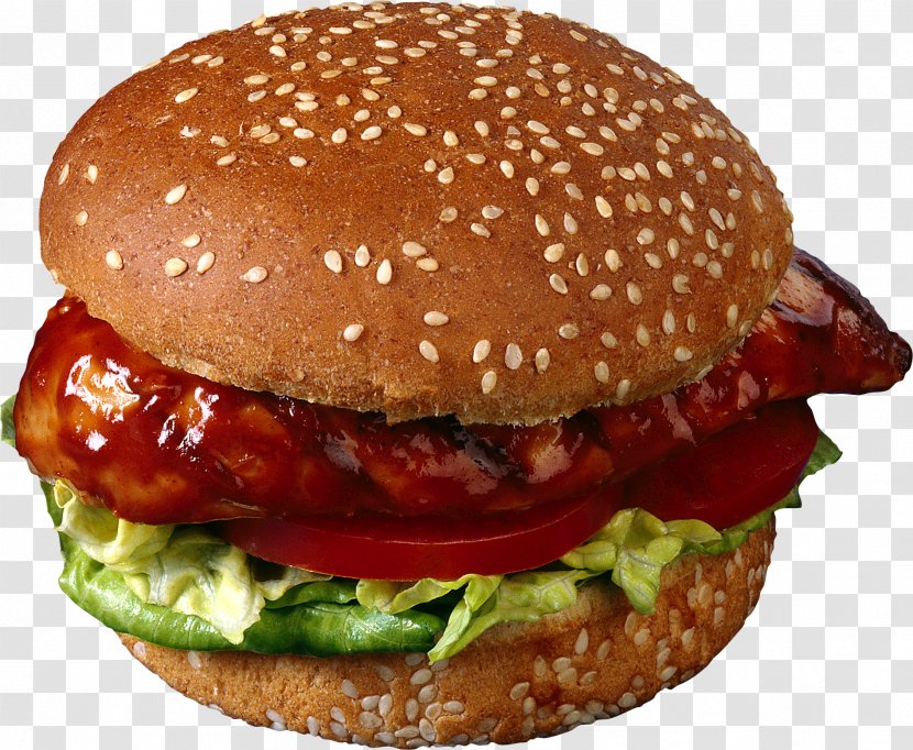 Hamburger Fast Food Barbecue Chicken Hot Dog Salisbury Steak - Meat Transparent PNG