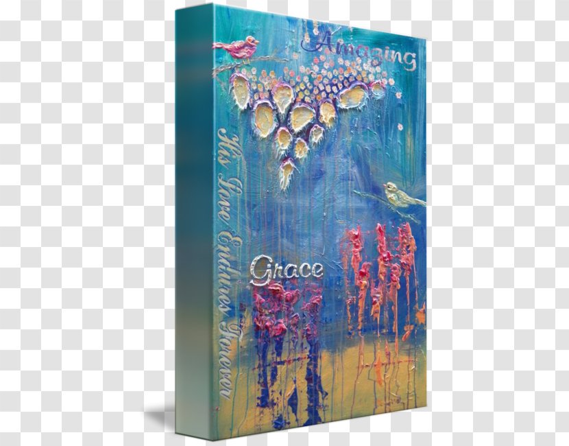 Acrylic Paint Modern Art Painting Gallery Wrap - Amazing Grace Transparent PNG