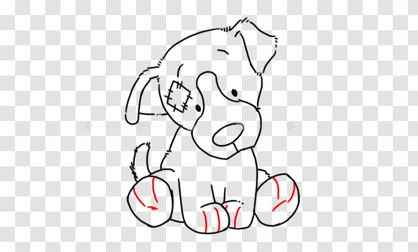 Puppy Dog Cat Line Art Drawing - Tree Transparent PNG