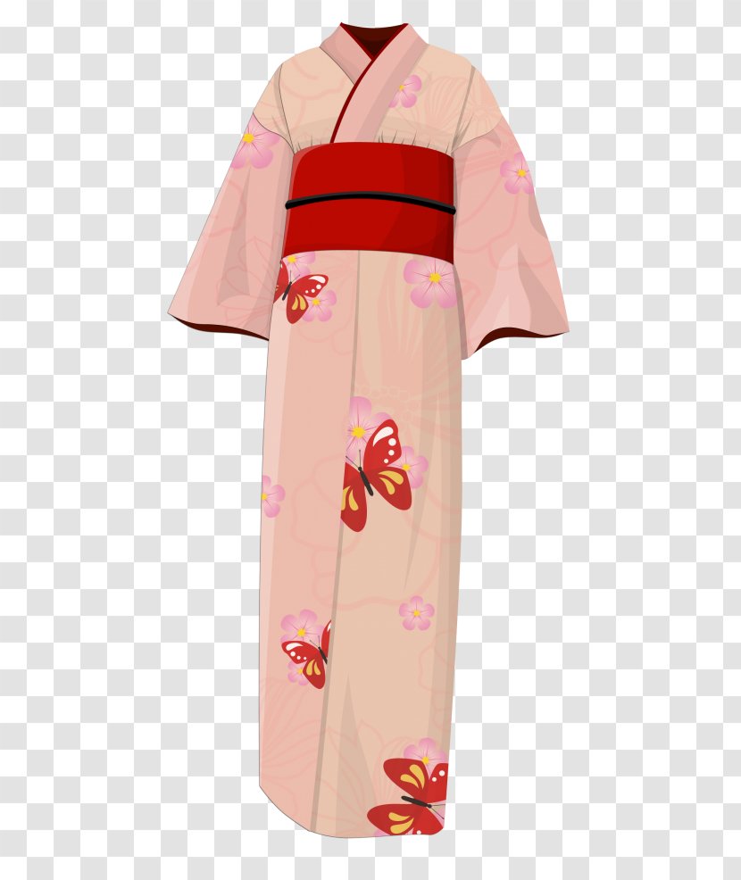 Japanese Clothing Kimono Fashion Dress - Hanfu - Japan Transparent PNG