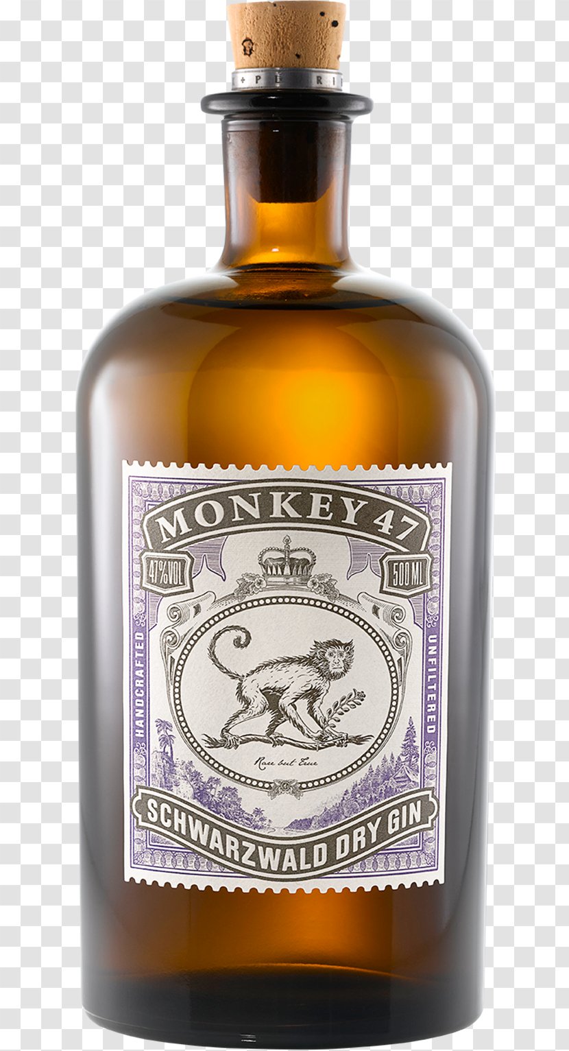 Sloe Gin Distilled Beverage Black Forest Monkey 47 - Cocktail Transparent PNG