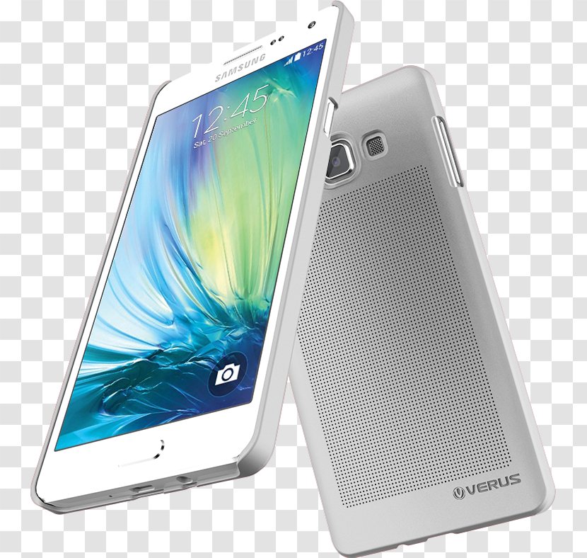 Smartphone Samsung Galaxy J5 Feature Phone A3 A300M - 16GBWhiteUnlockedGSM Dual SIMSmartphone Transparent PNG