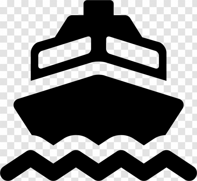 Service Economic Sector Brand Clip Art - Black - Boat Icon Transparent PNG