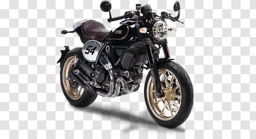 Ducati Scrambler EICMA Café Racer Motorcycle - History - Cafe Transparent PNG