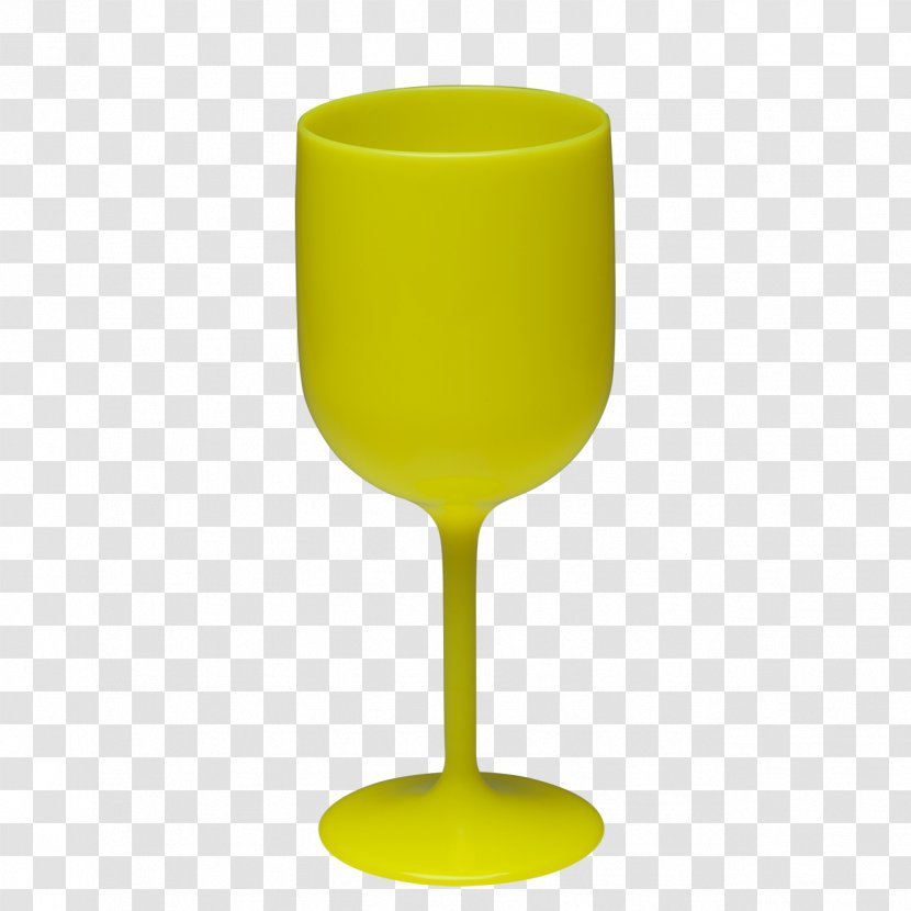 Wine Glass Rummer Yellow - Stemware - Plate Transparent PNG