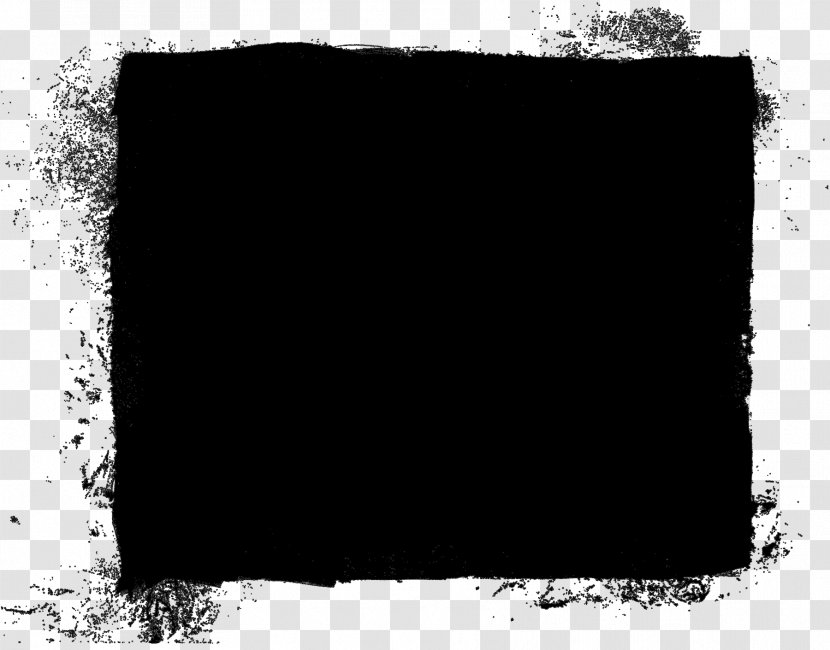 Monochrome Photography Rectangle Square Picture Frames - Grunge Background Texture Transparent PNG