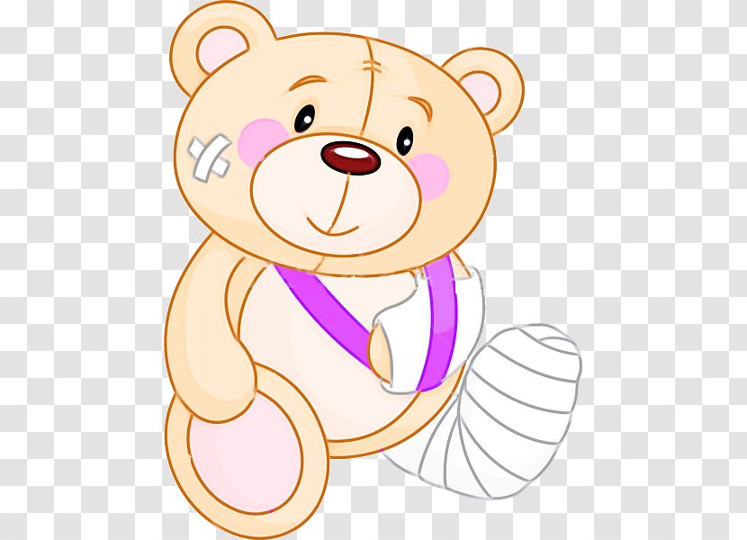 Teddy Bear - Cheek - Sticker Animal Figure Transparent PNG