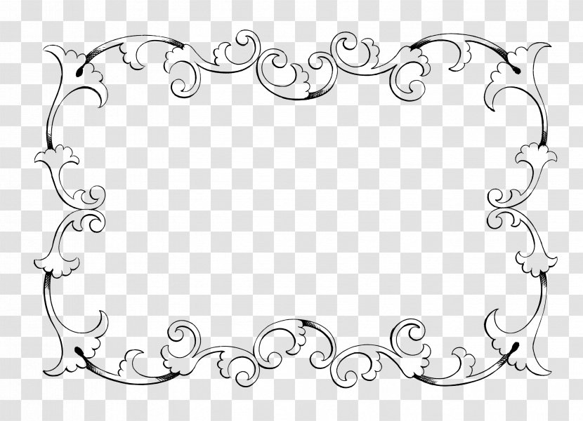 Borders And Frames Classic Clip Art Picture - White - Vintage Frame Transparent PNG