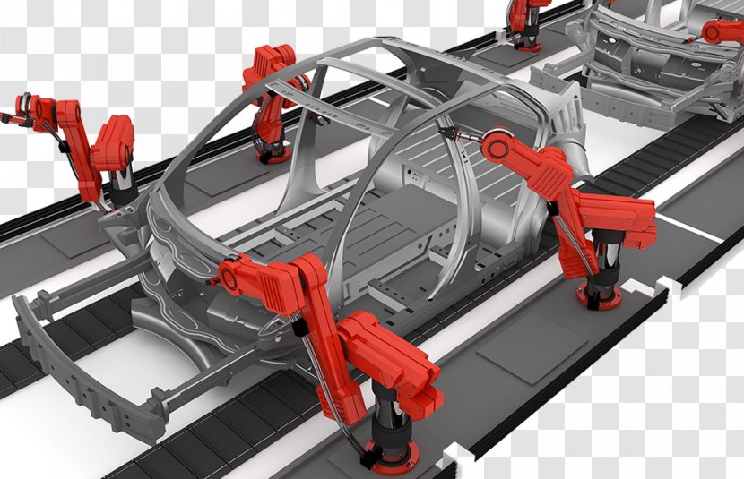 Car Factory Automation Automotive Industry Production Line - Motor Vehicle - Automobile Assembly Transparent PNG